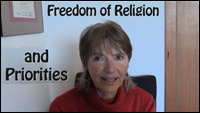 freedom of religion and priorities