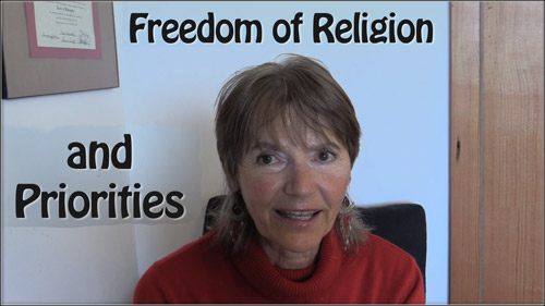 freedom of religion and priorities, ethics
