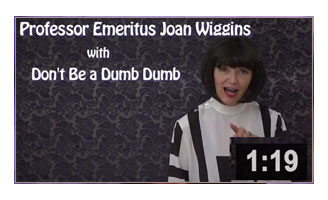 Politically Incorrect Profssor Emeritus Joan Wiggins