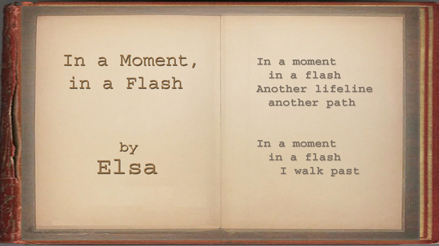 Elsa - In a Moment, in a Flash