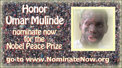 Umar Mulinde - nominate now for the Nobel Peace Prize
